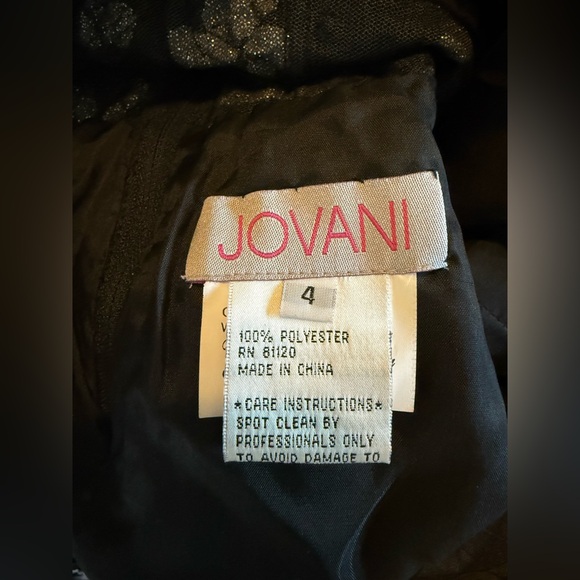 ✨ JOVANI Beaded Black Lace Corset Dress – Perfect for Prom! ✨ - Picture 5 of 11